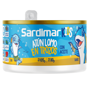 Atún Sardimar kids, lomo en trozos
