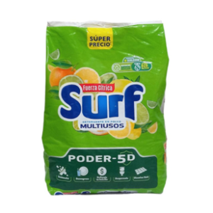 Detergente en polvo surf, poder-5D citrico