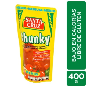 Pasta de tomate santa cruz, chunky picante medio