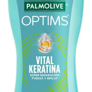 Shampoo 2 en 1 Palmolive, vital keratina