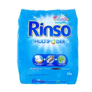 detergente en polvo Rinso, Ortencias