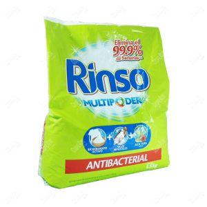 detergente en polvo Rinso, antibacterial