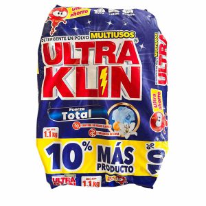 detergente en polvo ultraklin, fuerza total
