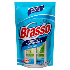 limpiador de vidrios y superficies Brasso
