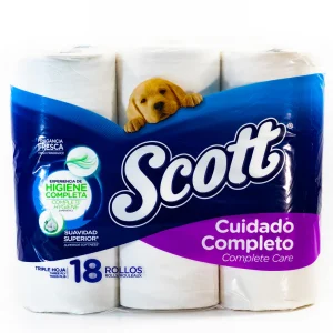 papel higienico scott cuidado completo